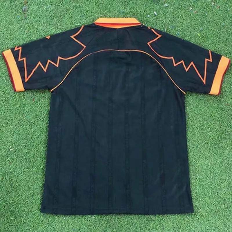 AS Roma 1999/00 Auswärts - Retro - Trikot - Schwarz