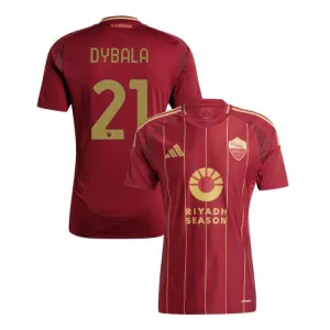 Paulo Dybala, maglia di casa dell'AS Roma 2024/25 - Burdiglia