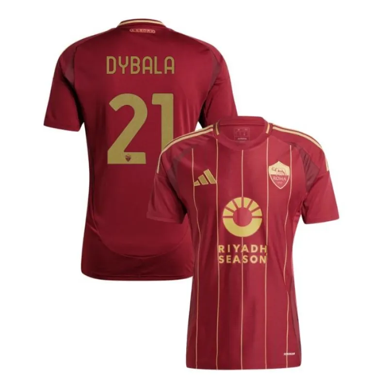 Paulo Dybala, maglia di casa dell'AS Roma 2024/25 - Burdiglia