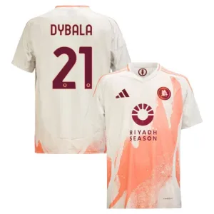 Dybala, maglia di trasferta dell'AS Roma 2024/25 - Bianca