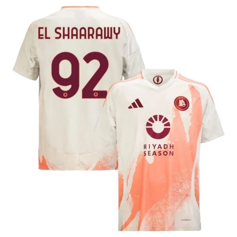 El Shaarawy AS Roma 2024/25 Away Jersey - White