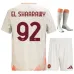 El Shaarawy, insieme di maglie per bambini di trasferta dell'AS Roma 2024/25 - Bianca