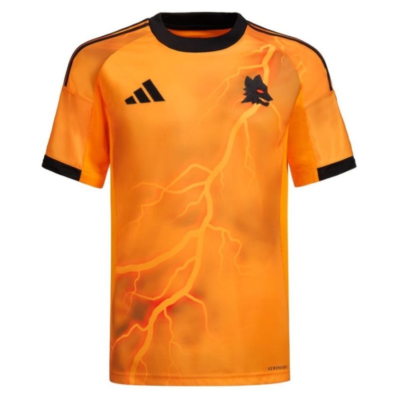 AS Roma DOVBYK Kit Bambino Trasferta 2025/26 - Arancione