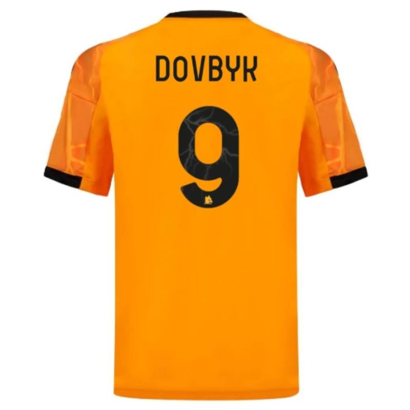 AS Roma DOVBYK Kit Bambino Trasferta 2025/26 - Arancione