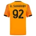 AS Roma EL SHAARAWY 2025/26 Away Kids Kit - Orange