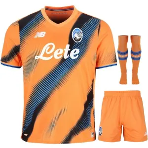 Atalanta BC 2025/26 Third Kids Kit Jersey - Orange
