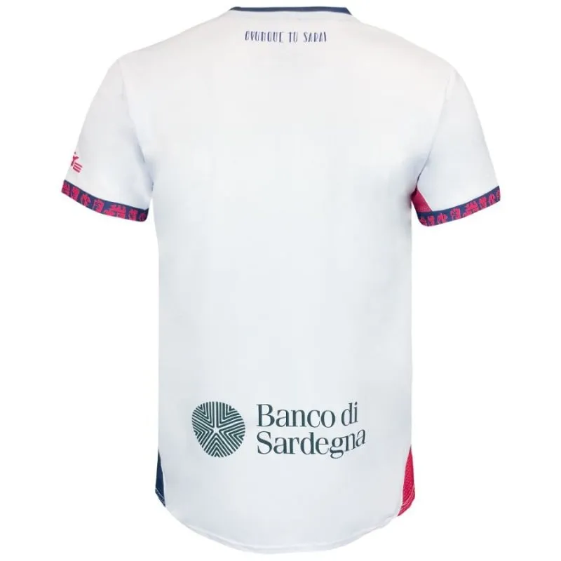 Cagliari Maillot + Short Extérieur Enfant 2025/26 - Blanc