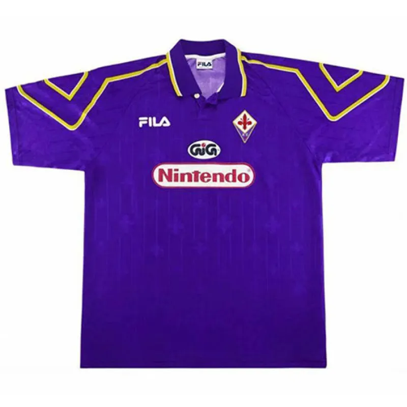 Fiorentina 1992/93 Retro Trikot - Lila