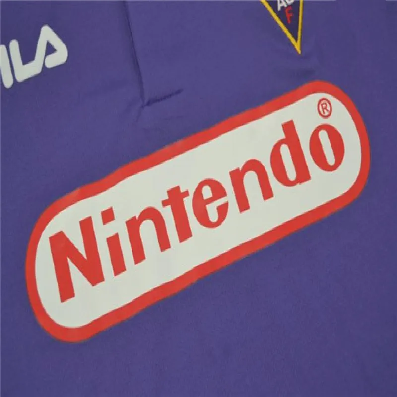 Fiorentina 1998/99 Heim Retro Trikot - Lila