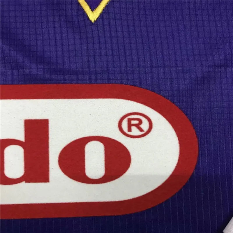 Fiorentina 1998 Retro Langarmtrikot - Lila