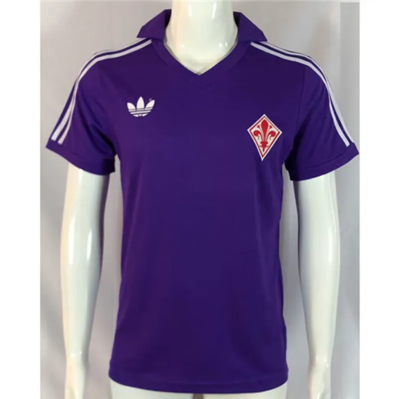 Fiorentina 1979/80 Heim Retro Fußballtrikot - Lila