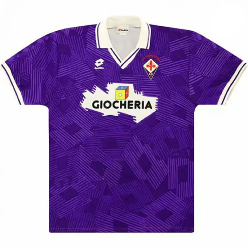 Fiorentina 1991/92 Heimtrikot Retro - Lila