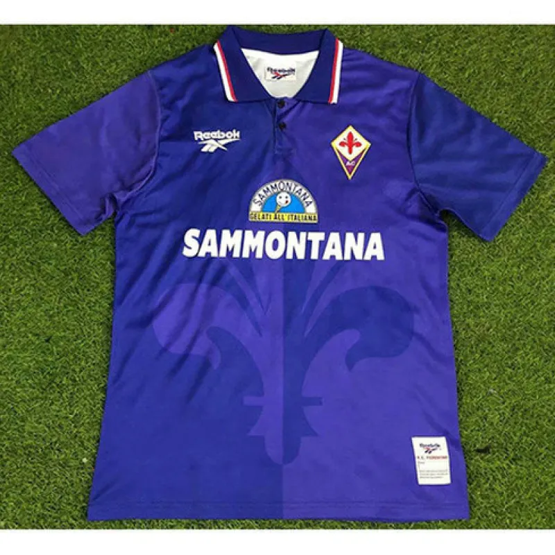 Maillot retro domicile de Fiorentina 1995/96 - Bleu