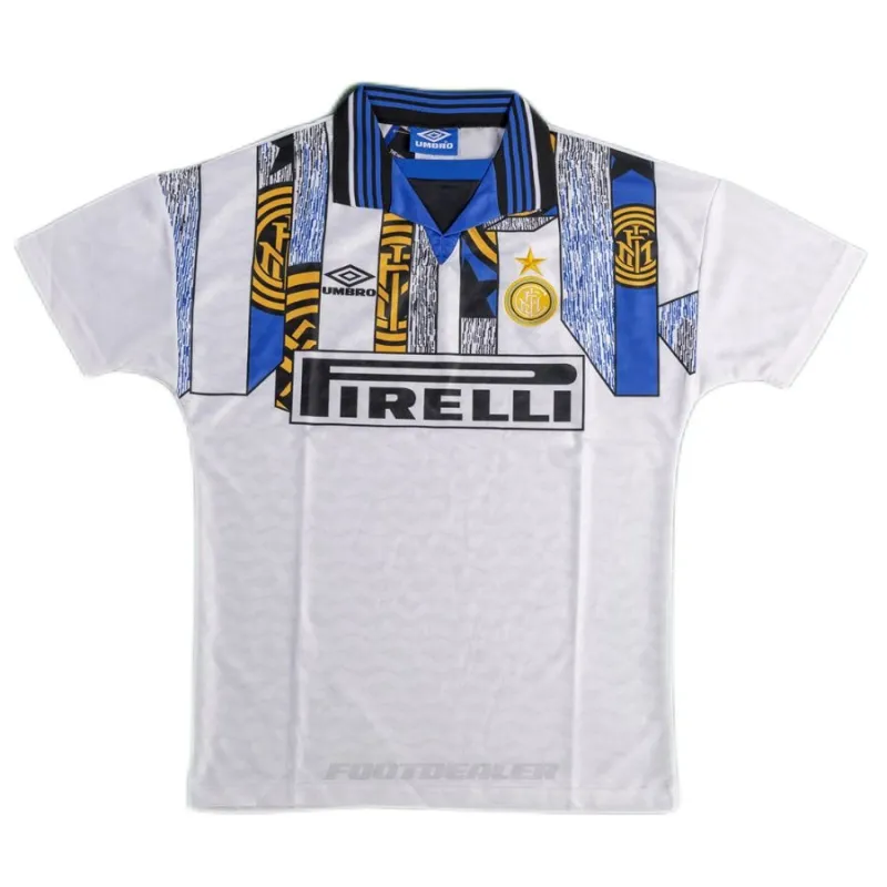 Inter Milan 1995/96 Retro Away Jersey - White