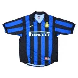 Inter de Milán 1998/99 Camiseta retro local - Azul/Negra