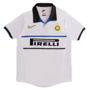 Inter de Milán 1998/99 Camiseta retro visitante - Blanca