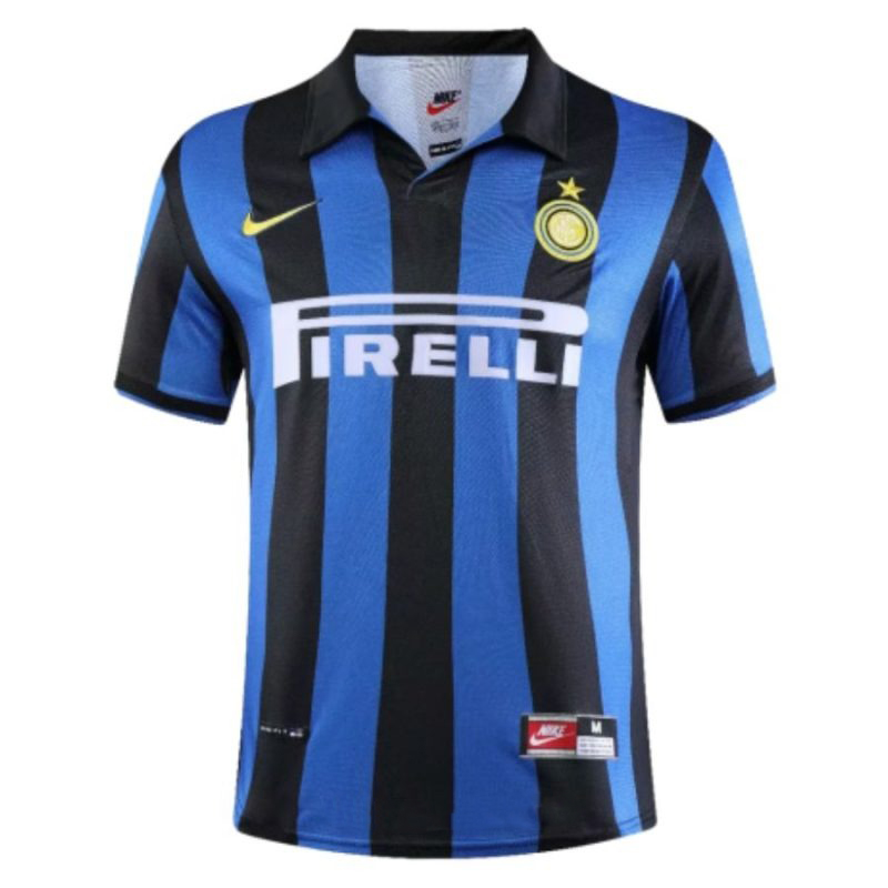Inter de Milán BAGGIO 1998/99 Camiseta retro local - Azul/Negra