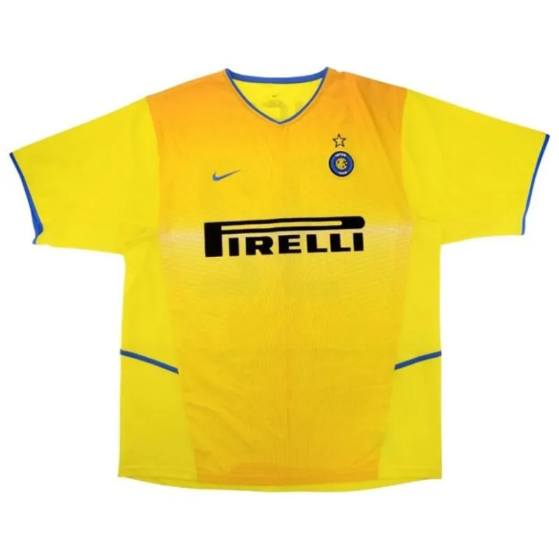 Inter Milano 2002/03 Terza maglia retrò - Gialla