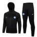 Chaqueta de deporte para niños con capucha de Inter Milan 2024/25 - negra