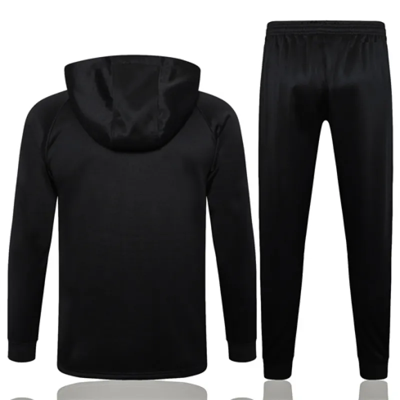 Chaqueta de deporte para niños con capucha de Inter Milan 2024/25 - negra