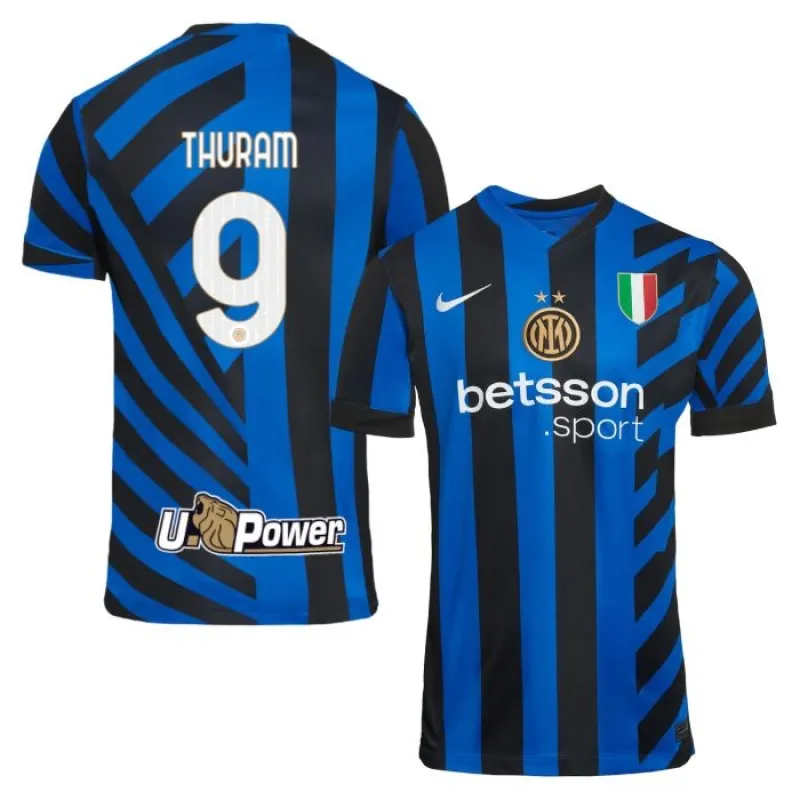Marcus Thuram's Inter Milan 2024/25 Home Jersey - Blue