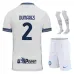 Denzel Dumfries' Inter Milan 2024/25 Away Children's Kit - White