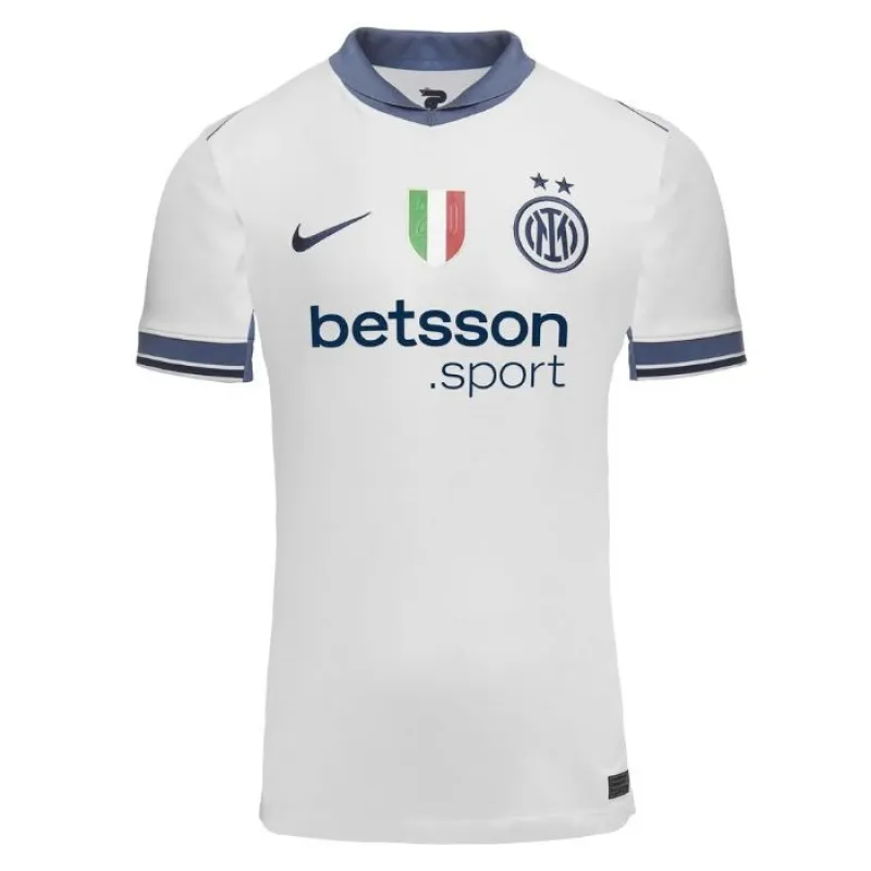 Denzel Dumfries' Inter Milan 2024/25 Away Children's Kit - White