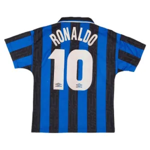 Camiseta local retro B de Ronaldo Internazionale Milano 1997/98 - Azul