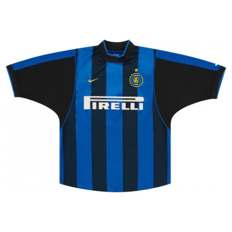 Maglia casa retro di Ronaldo Inter Milan 2000/01 - Blu