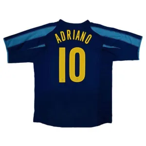 Inter de Milán ADRIANO 2004/05 Camiseta retro tercera - Azul