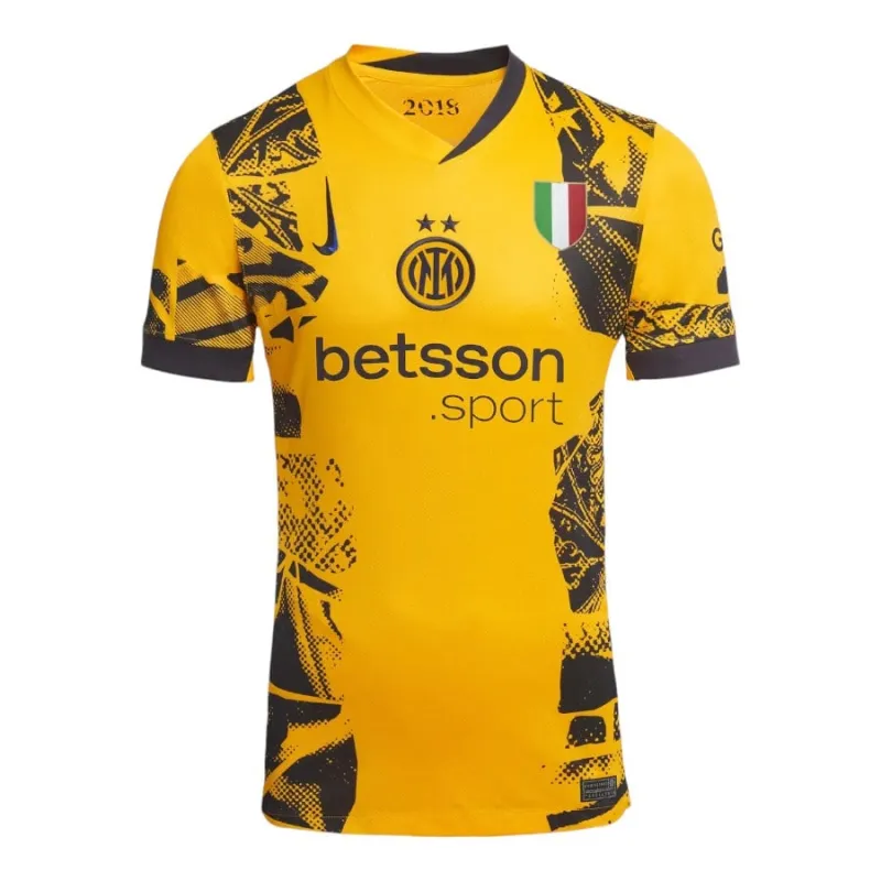 Tercer camiseta de campo infantil del Inter Milan 2024/25 - amarilla