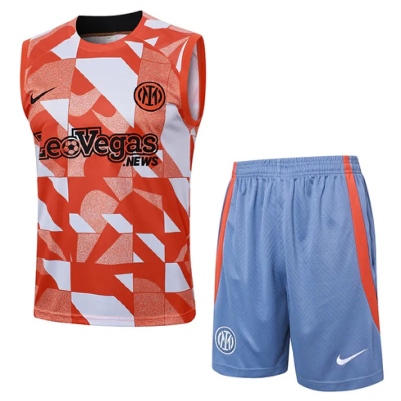 Inter Milan 2024/25 training set shorts and vest - orange
