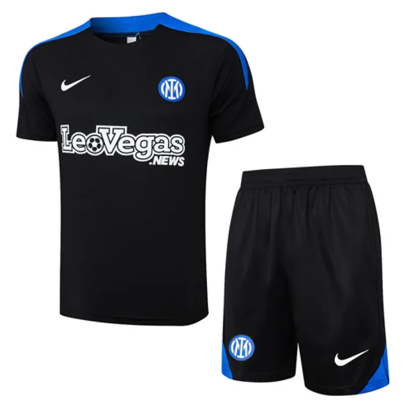 Inter Milan 2024/25 training set shorts and jersey - black