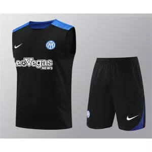 Inter Milan 2024/25 training set shorts and vest - black
