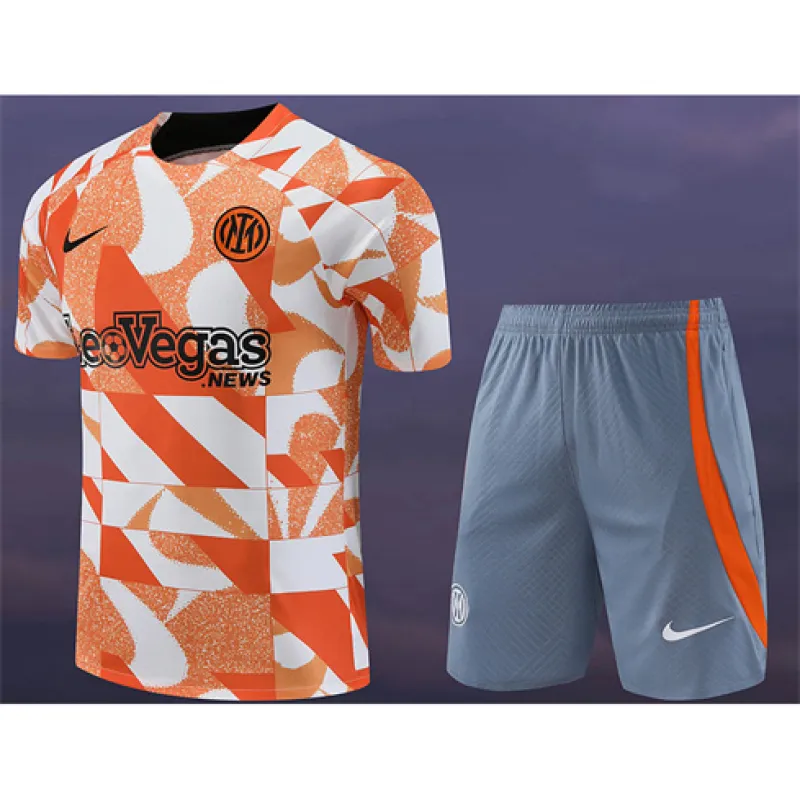 Maglia d'allenamento + calzoni dell'Inter Milan 2024/25 - rosso