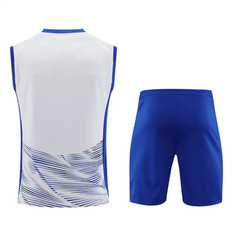 Calzoni e gilet dell'insieme di allenamento dell'Inter Milan 2024/25 - bianco