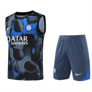 Inter Milan 2024/25 training set shorts and vest - wholesale - grey