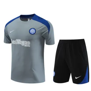 Inter Milan 2024/25 Training Jersey A + Shorts - Grey