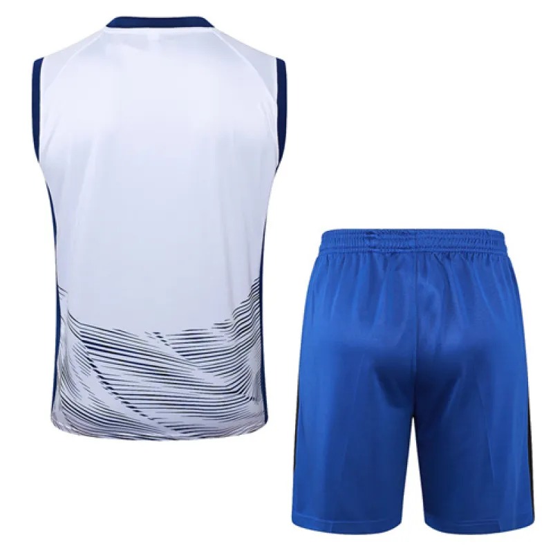Calzoni e gilet dell'insieme di allenamento A dell'Inter Milan 2024/25 - Bianco