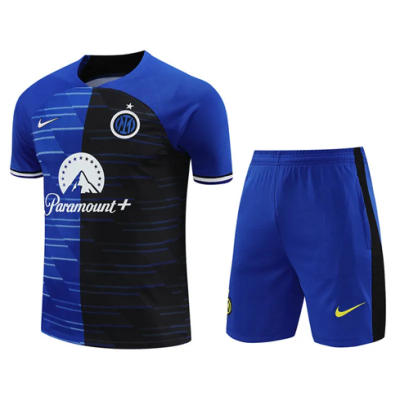 Calzoni e gilet dell'insieme di allenamento A dell'Inter Milan 2024/25 - blu