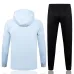 Inter Milan 2024/25 Hooded Sports Jacket - Light Grey