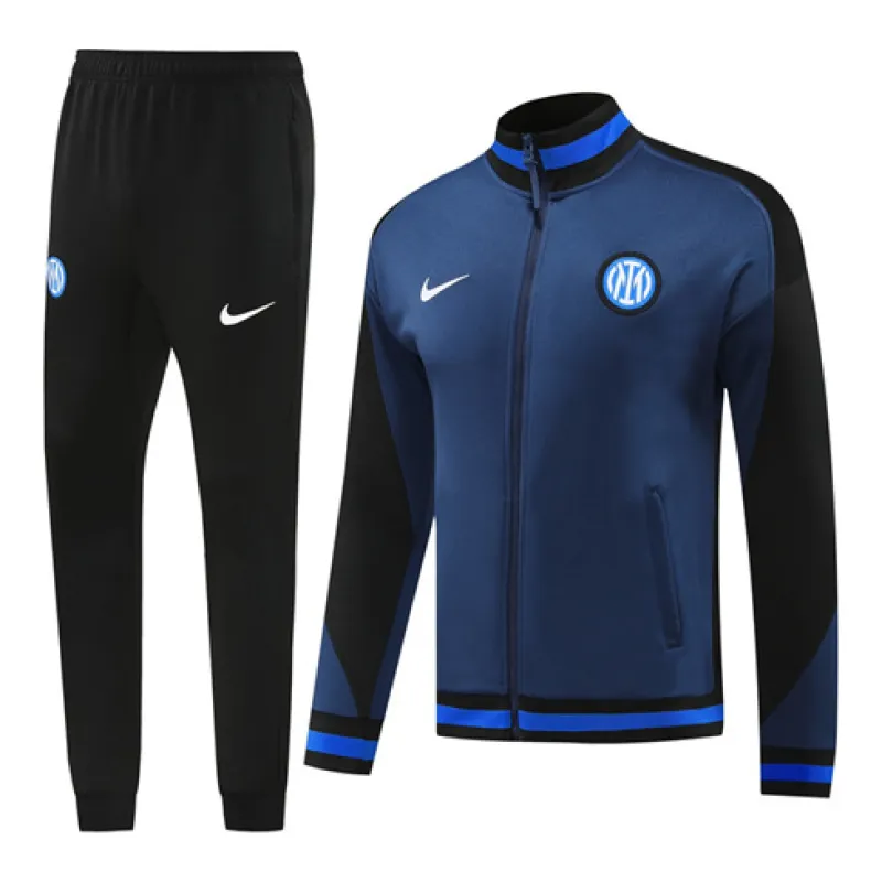 Inter Milan 2024/25 Hooded Sports Jacket - Navy Blue
