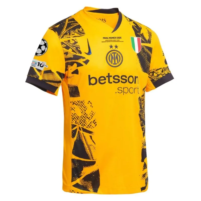 Inter Milan 2025 UEFA Champions League Final Third Kit - Player Version - Yellow