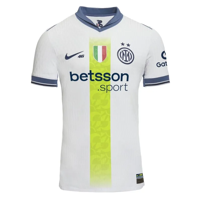 Inter Mailand 2024/25 Auswärtsspezial VR46 Kinder Trikot - Weiß