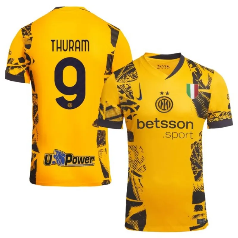Marcus Thuram, Inter Milan 2024/25 Third Jersey - Yellow