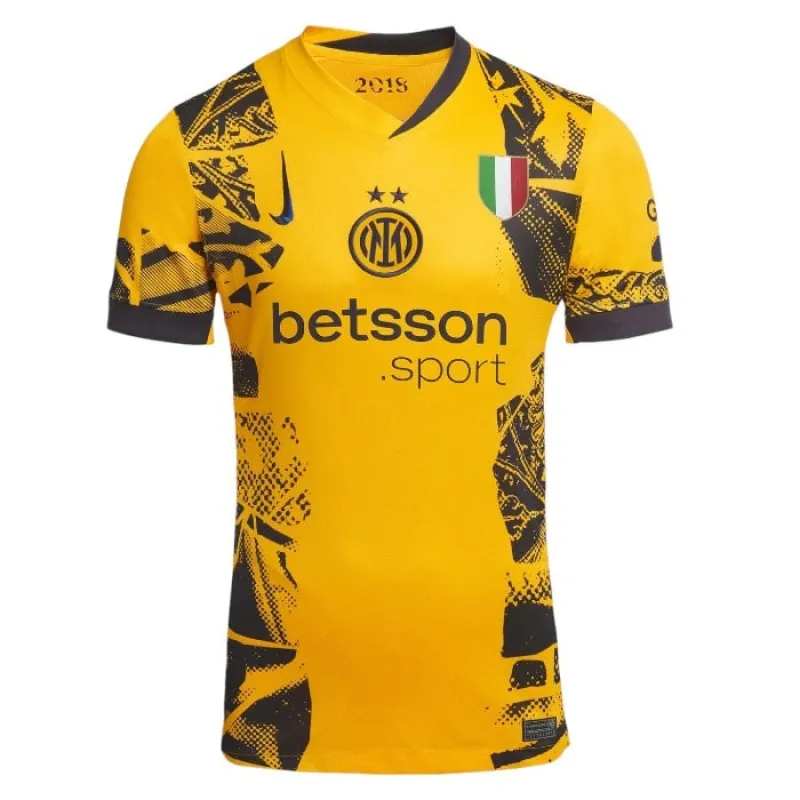 Lautaro, Inter Milan 2024/25 Third Jersey - Yellow