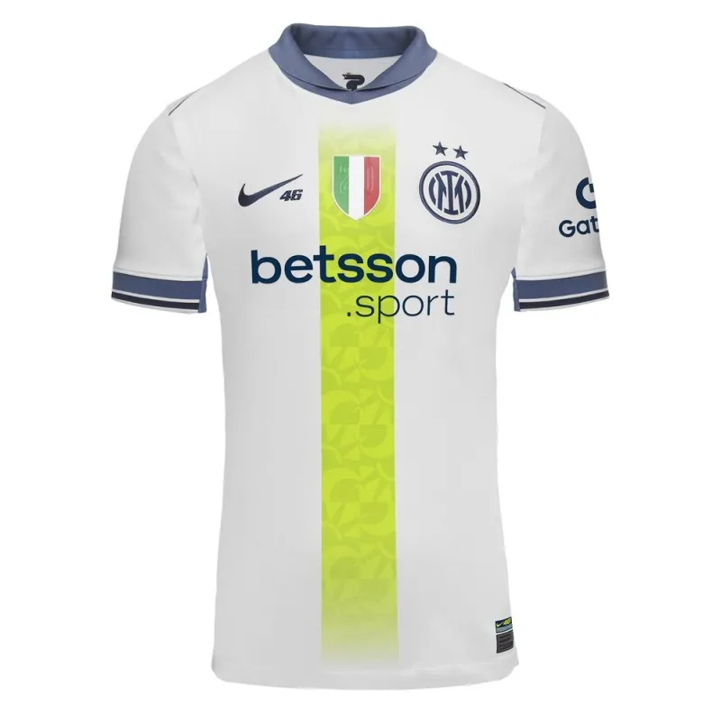 Valentino Rossi, Inter Mailand 2024/25 Auswärtsspezial VR46 Trikot - Weiß