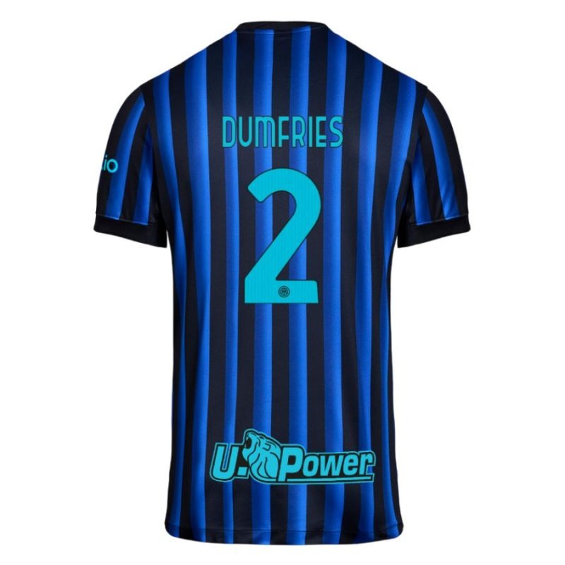Inter Milan DUMFRIES Kids' 2025/26 Home Kit - Blue