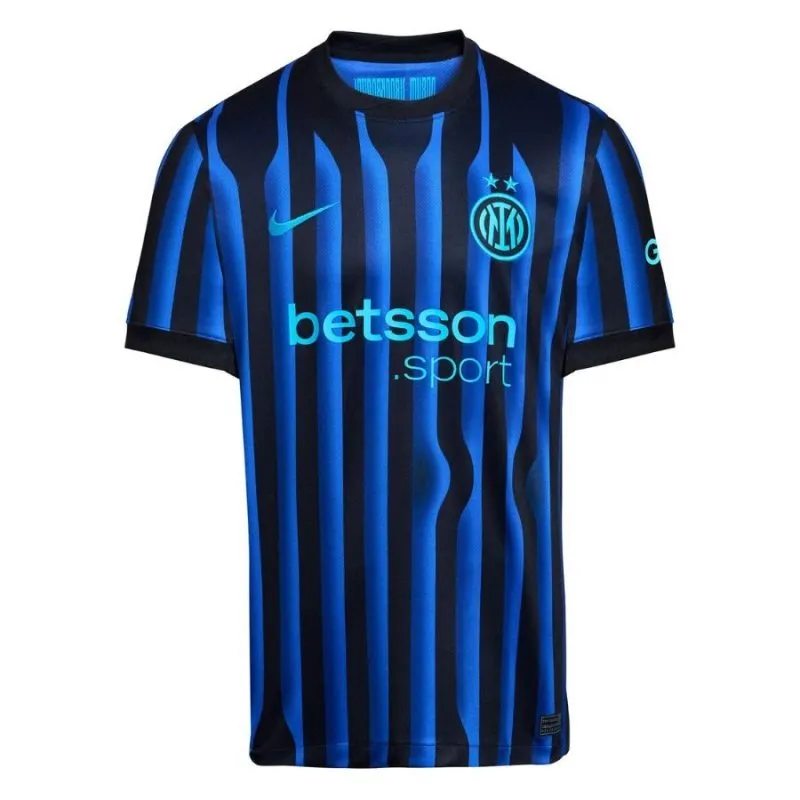 Inter Milan THURAM Kids' 2025/26 Home Kit - Blue