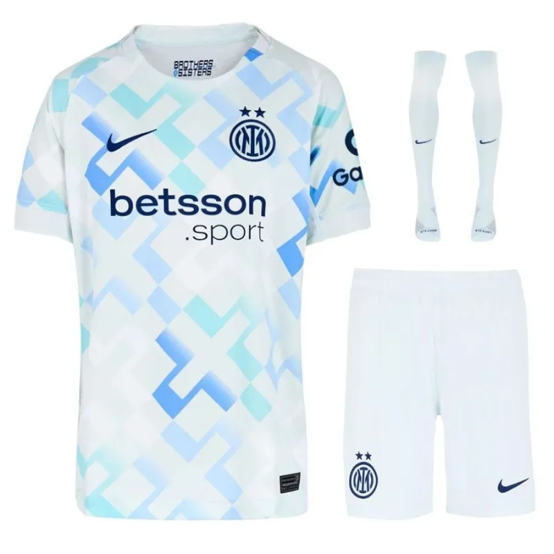 Inter Mailand Kinder 2025/26 Auswärts-Kit - Blau